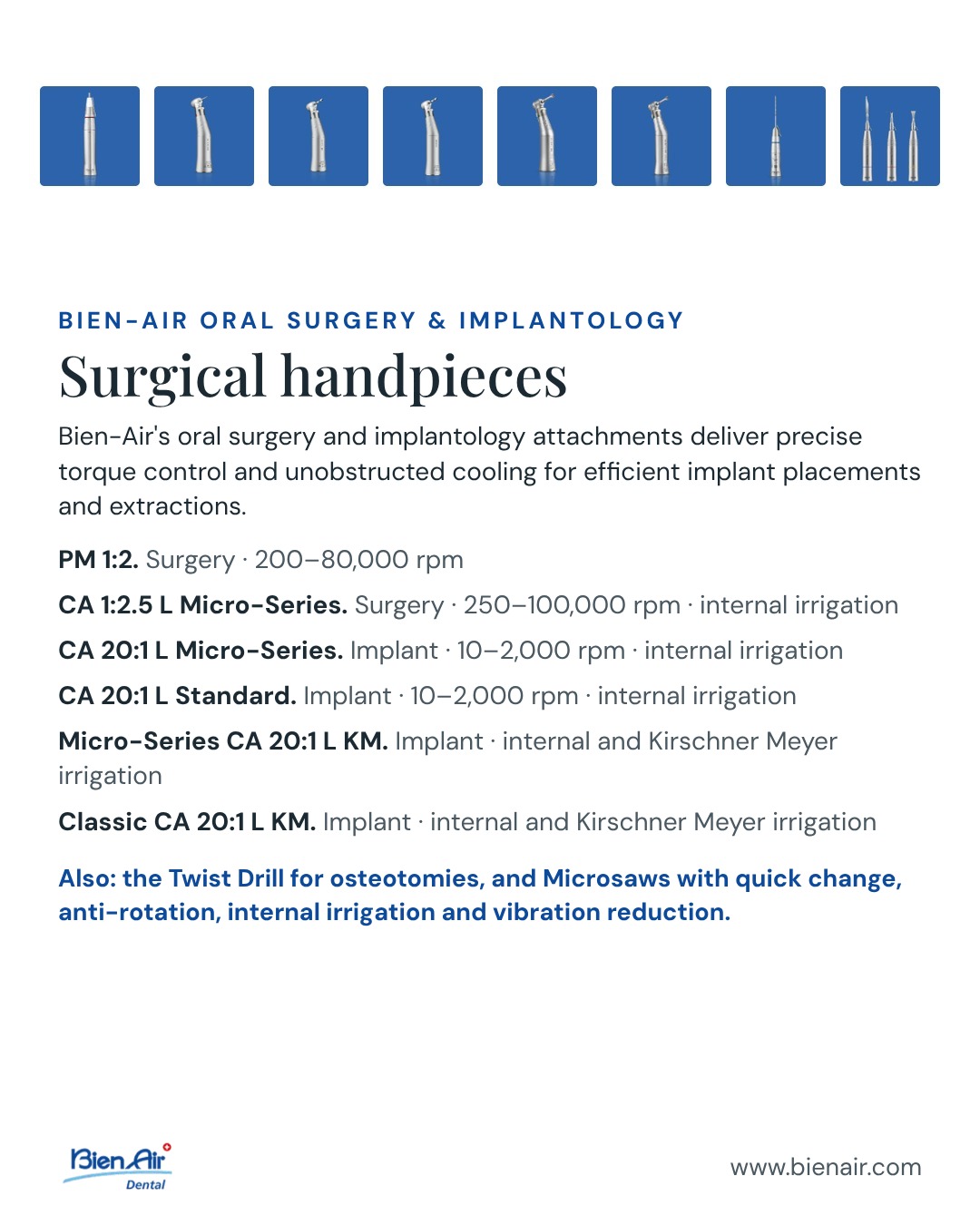 The Refresh &mdash; Surgical handpieces
