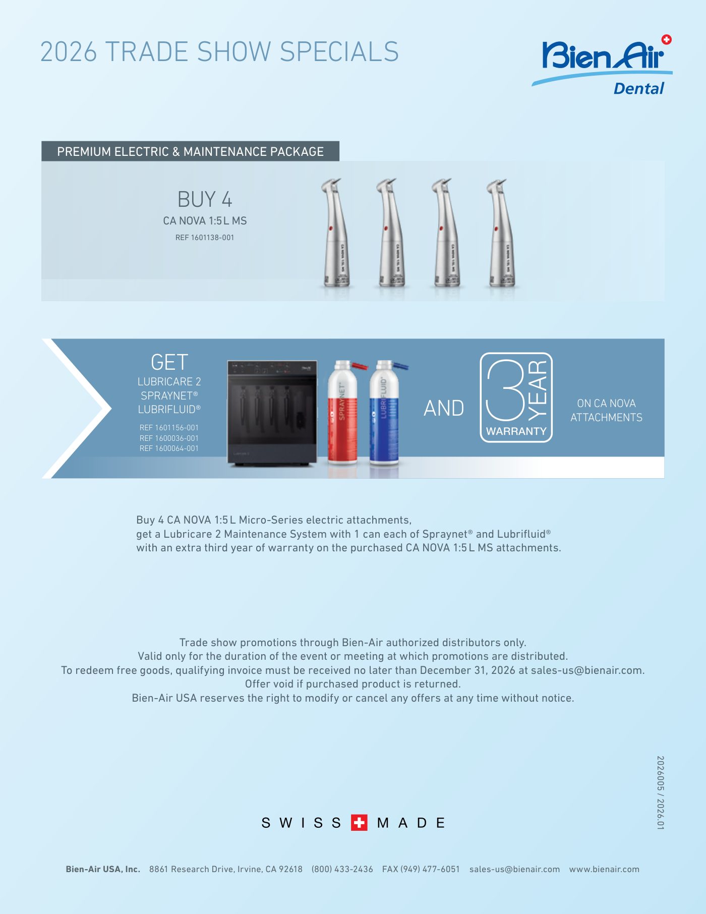 The Refresh — Trade show specials back